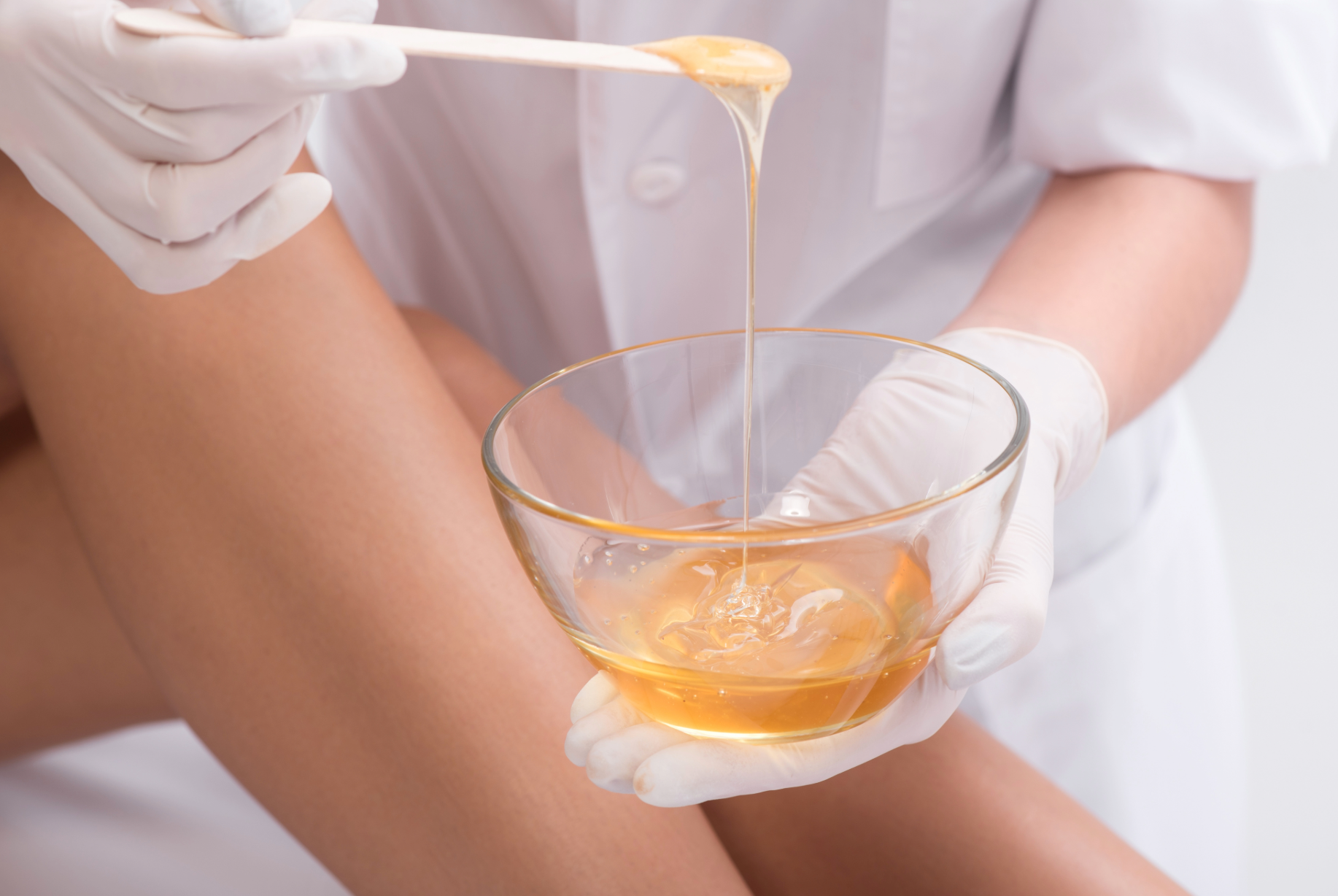Lower legs waxing